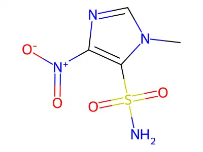 1-Methyl-5-sulfonamide-4-nitroimidazole structure