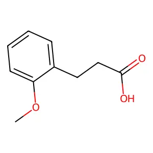 3-(o-Methoxyphenyl)propionic acid structure