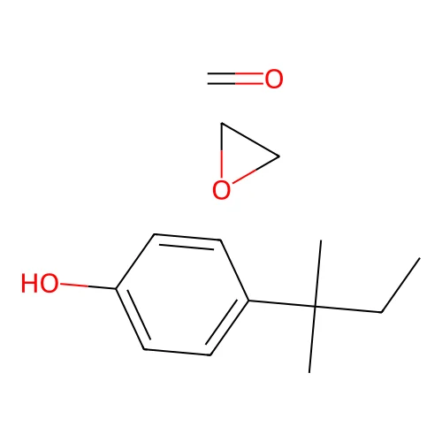 Formaldehyde;4-(2-methylbutan-2-yl)phenol;oxirane structure