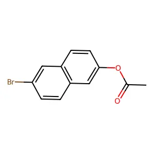 6-Bromo-2-naphthyl acetate structure