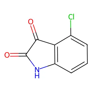 4-Chloroisatin structure