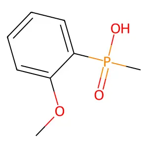 Phosphinic acid, P-(2-methoxyphenyl)-P-methyl- structure