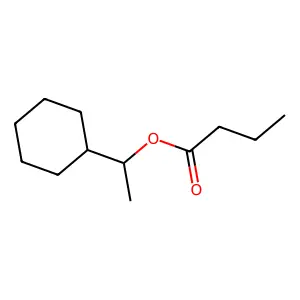 1-Cyclohexylethyl butyrate structure