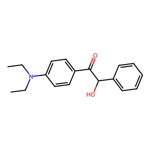 Ethanone, 1-[4-(diethylamino)phenyl]-2-hydroxy-2-phenyl- structure