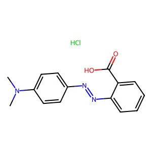 Methyl red hydrochloride structure