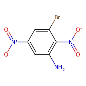 AR-Bromo-AR,AR-dinitrobenzenamine structure