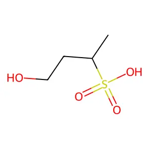 2-Butanesulfonic acid, 4-hydroxy- structure