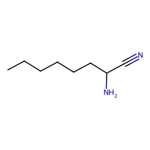 Octanenitrile, 2-amino- structure