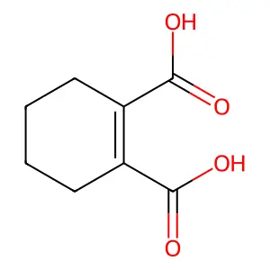 3,4,5,6-Tetrahydrophthalic acid structure