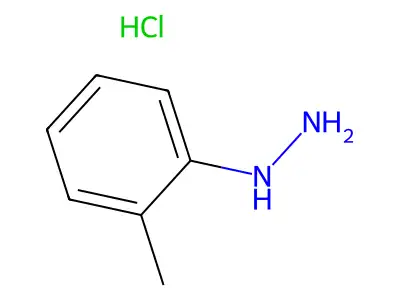 o-Tolylhydrazinium(1+) chloride structure