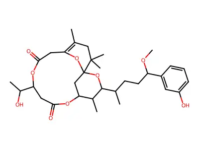 Anhydrodebromoaplysiatoxin structure