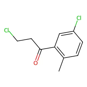 1-Propanone, 3-chloro-1-(5-chloro-2-methylphenyl)- structure