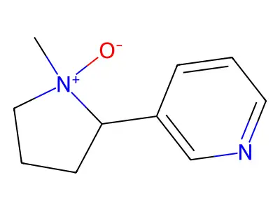 3-(1-Methyl-1-oxido-2-pyrrolidinyl)pyridine structure