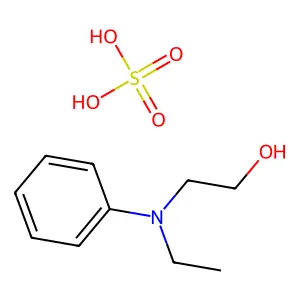 Ethanol, 2-(ethylphenylamino)-, sulfate (1:1) structure