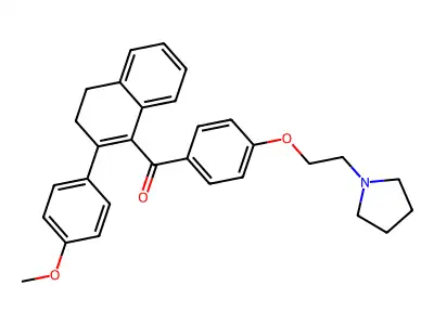Trioxifene structure