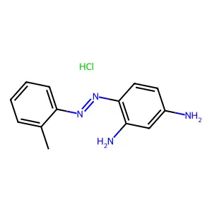 1,3-Benzenediamine, 4-(2-(2-methylphenyl)diazenyl)-, hydrochloride (1:1) structure