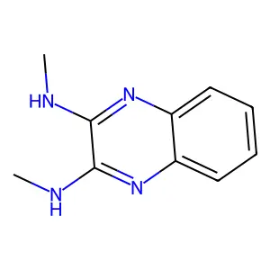 2,3-Quinoxalinediamine, N2,N3-dimethyl- structure