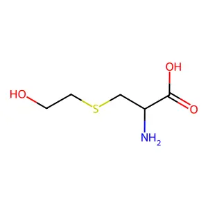 S-(2-hydroxyethyl)cysteine structure