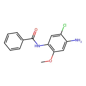 Benzamide, N-(4-amino-5-chloro-2-methoxyphenyl)- structure