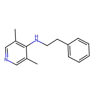 3,5-Dimethyl-N-(2-phenylethyl)pyridin-4(1H)-imine structure
