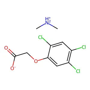 2,4,5-t Dimethylamine structure