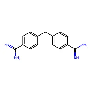 Benzenecarboximidamide, 4,4'-methylenebis- structure