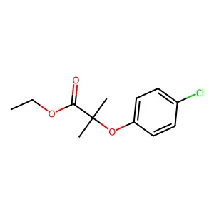 Clofibrate structure