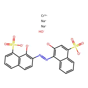 C.I. Acid Blue 158, disodium salt structure