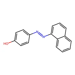 p-(1-Naphthylazo)phenol structure