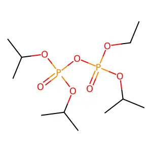 Pyrophosphoric acid, ethyl triisopropyl ester structure