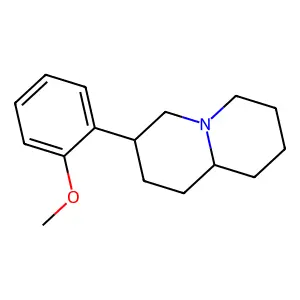 3-(2-Methoxyphenyl)octahydro-2H-quinolizine structure