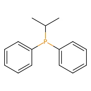 Isopropyldiphenylphosphine structure
