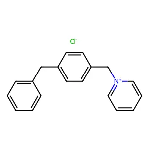 Pyridinium, 1,4-bis(phenylmethyl)-, chloride structure