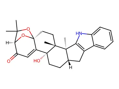 Paspalinine structure