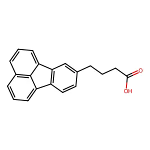 8-Fluoranthenebutanoic acid structure
