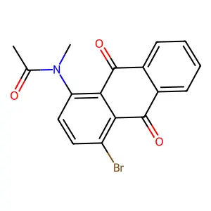Acetamide, N-(4-bromo-9,10-dihydro-9,10-dioxo-1-anthracenyl)-N-methyl- structure