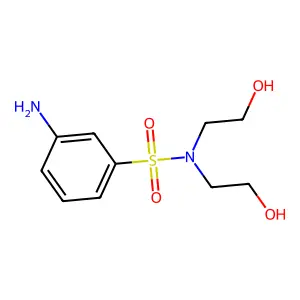 N1,N1-Bis(2-hydroxyethyl)metanilamide structure