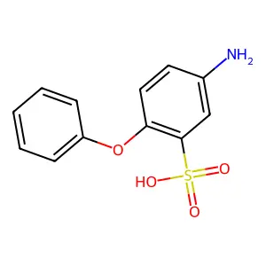 5-Amino-2-phenoxybenzenesulphonic acid structure