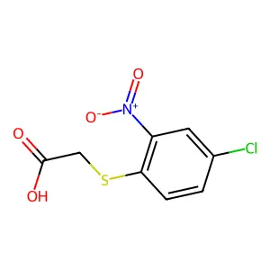 Acetic acid, 2-[(4-chloro-2-nitrophenyl)thio]- structure