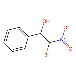 2-Bromo-2-nitro-1-phenylethan-1-ol structure