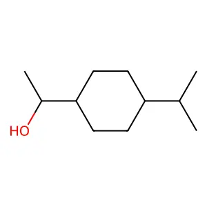 Cyclohexanemethanol, alpha-methyl-4-(1-methylethyl)- structure
