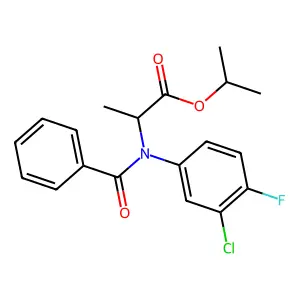 Flamprop M-isopropyl structure