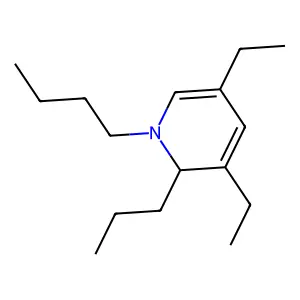 Pyridine, 1-butyl-3,5-diethyl-1,2-dihydro-2-propyl- structure