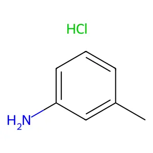 m-Toluidinium chloride structure