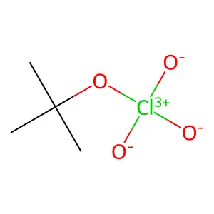 tert-Butyl perchlorate structure