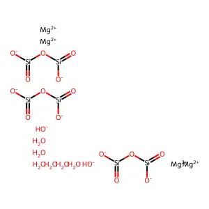 H4Mg2O10Si3 structure