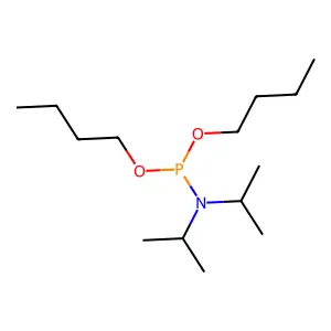 Dibutyl N,N-dipropan-2-ylphosphoramidoite structure