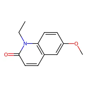 2(1H)-Quinolinone, 1-ethyl-6-methoxy- structure