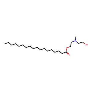 2-[(2-Hydroxyethyl)(methyl)amino]ethyl octadecanoate structure