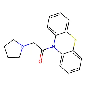 1-(10H-Phenothiazin-10-yl)-2-(pyrrolidin-1-yl)ethan-1-one structure